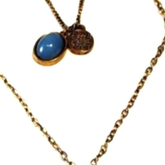 2/$30 Forever 21 Layered Antique Gold tone Tassel Fringed Pendants Necklace - Picture 6 of 9